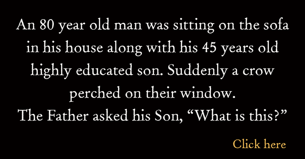 Respect Your Parents In Their Old Age