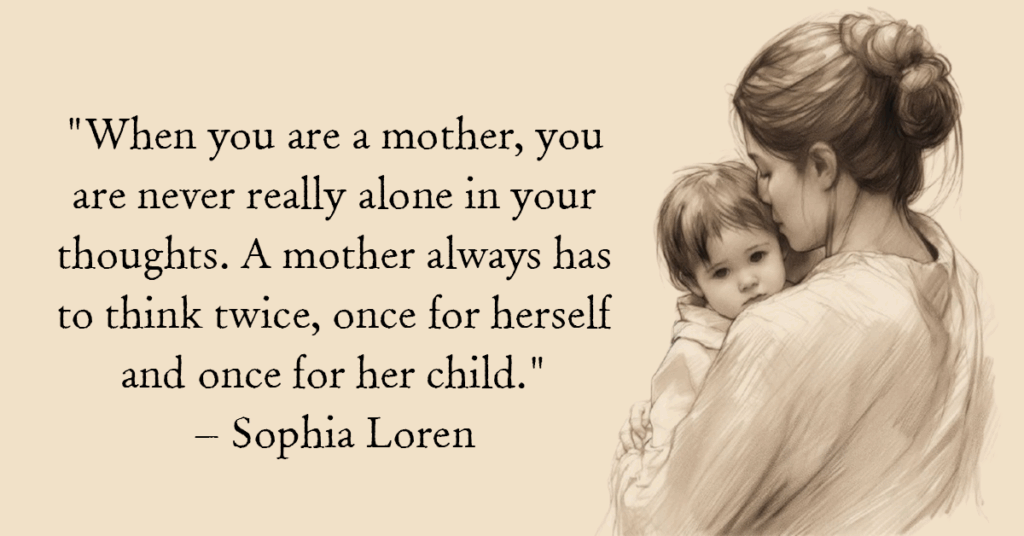 Sometimes ten children can’t take care of their one mother.