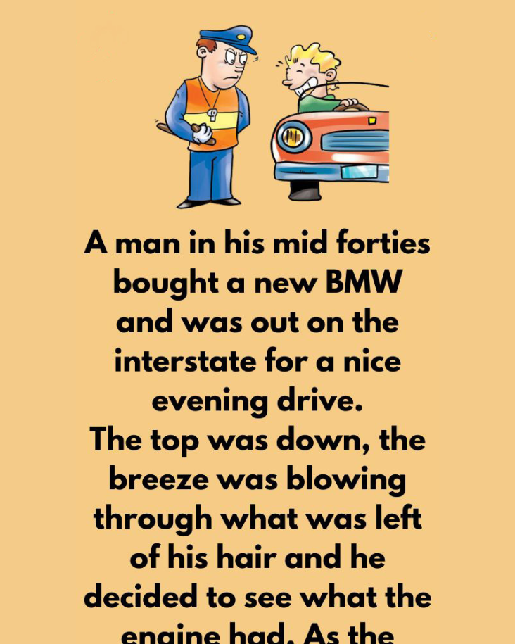 A man in his mid forties bought BMW