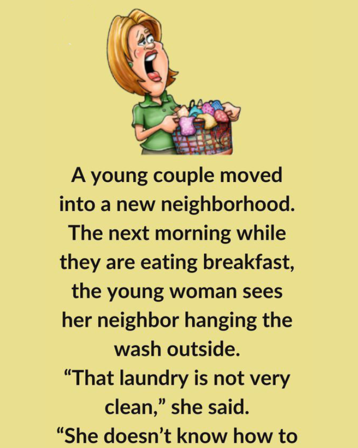 A young couple move into a new neighborhood