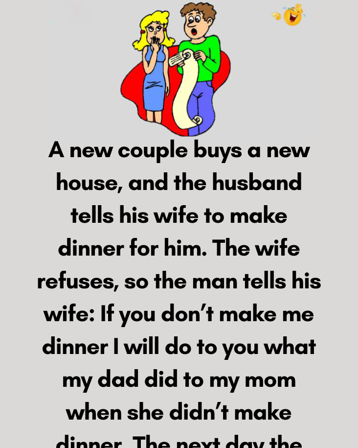 A new couple buys a new house