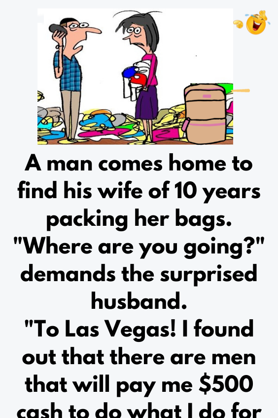 JOKE: A Wife Packing Bags For 10 Years