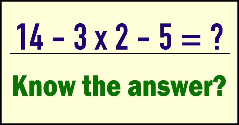 Can you solve this tricky math problem using nothing but regular school math?