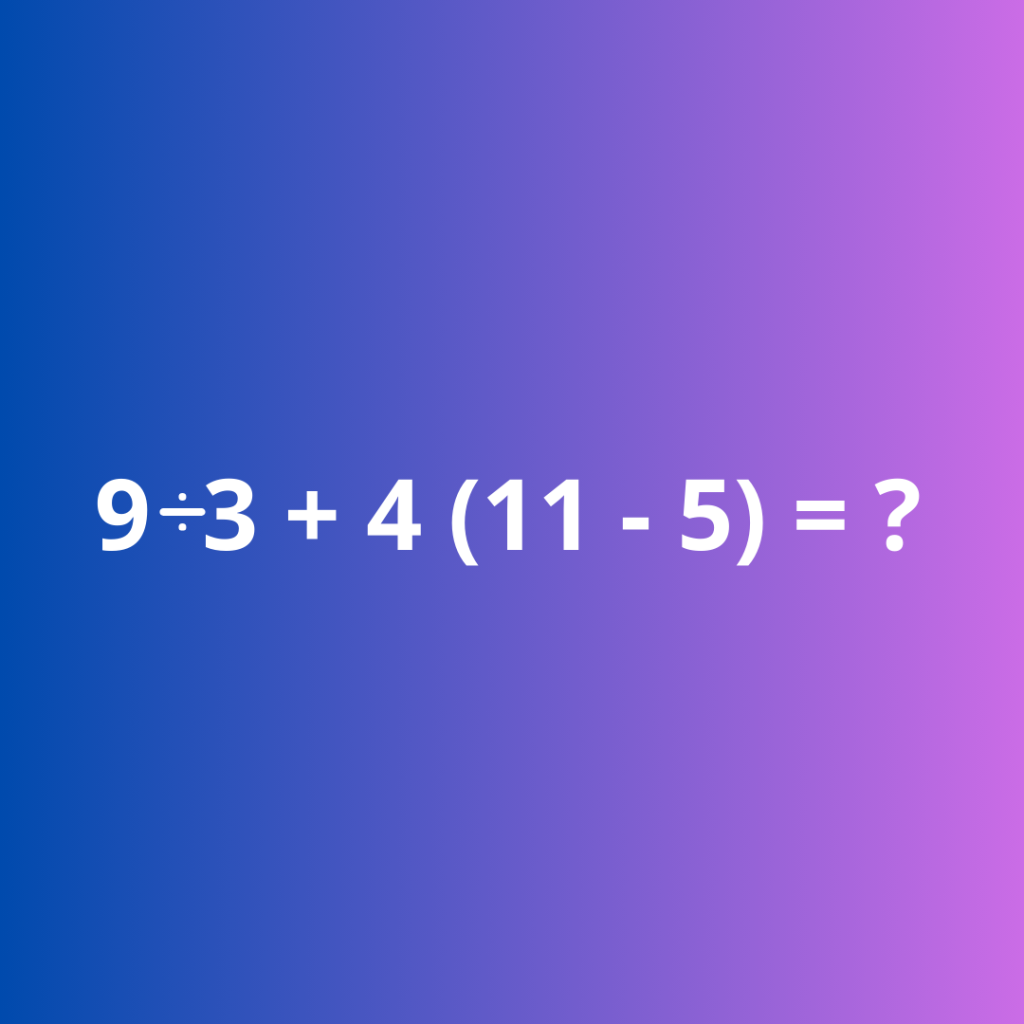 Only maths geniuses can solve this without using a calculator! 95% will fail