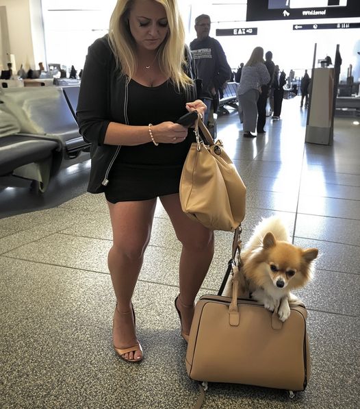 Entitled Woman Lets Her Dog Poop on The Airport Floor & Rudely Orders Staff to Clean It – So I Taught Her an Unforgettable Lesson