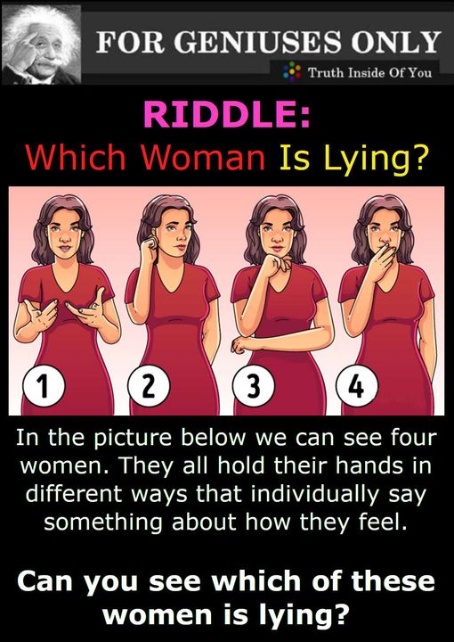 Which Woman Is Lying? Riddle
