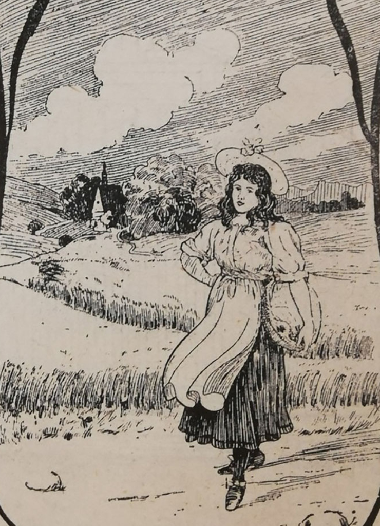 Test your eye skills: Where is the girl’s lover standing?