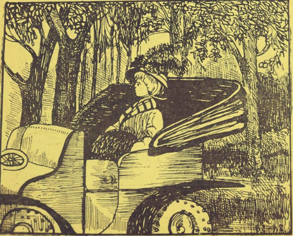 Only those with eagle eyes can spot where the man driving the car is hidden in the picture.