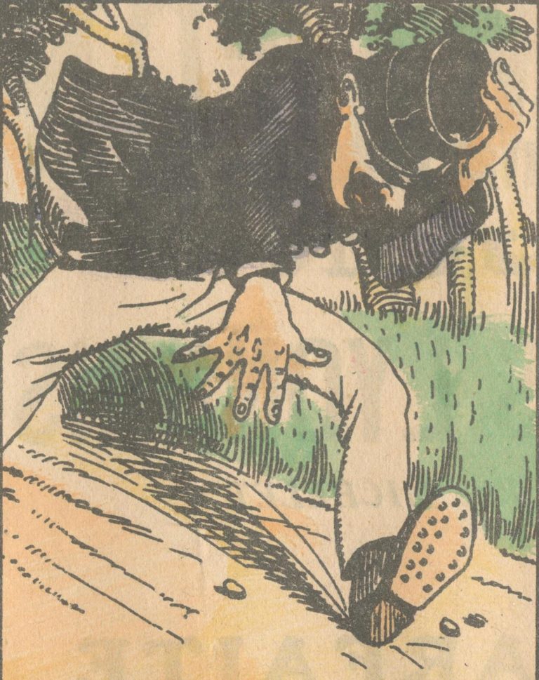 Find the thief that this man is chasing.