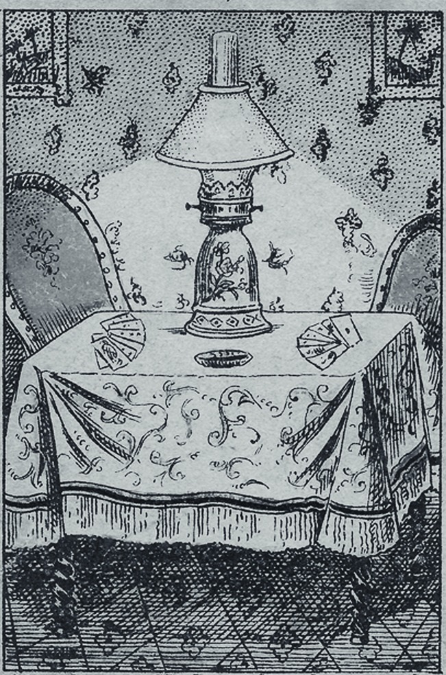 Do you see a man and a woman in an empty room?