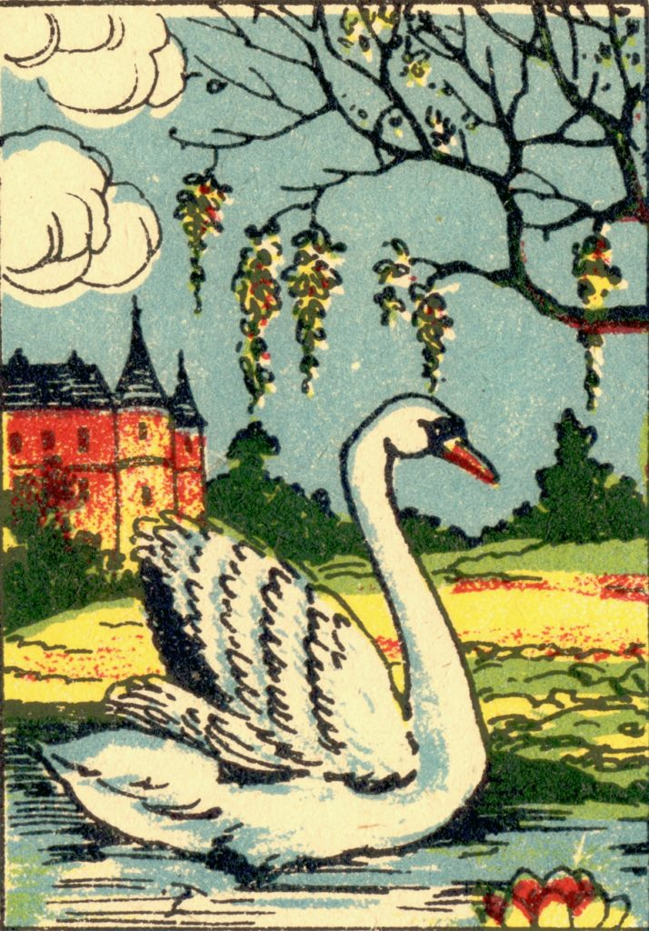 Everyone sees the swan, but not everyone can figure out where the fish are in the picture.