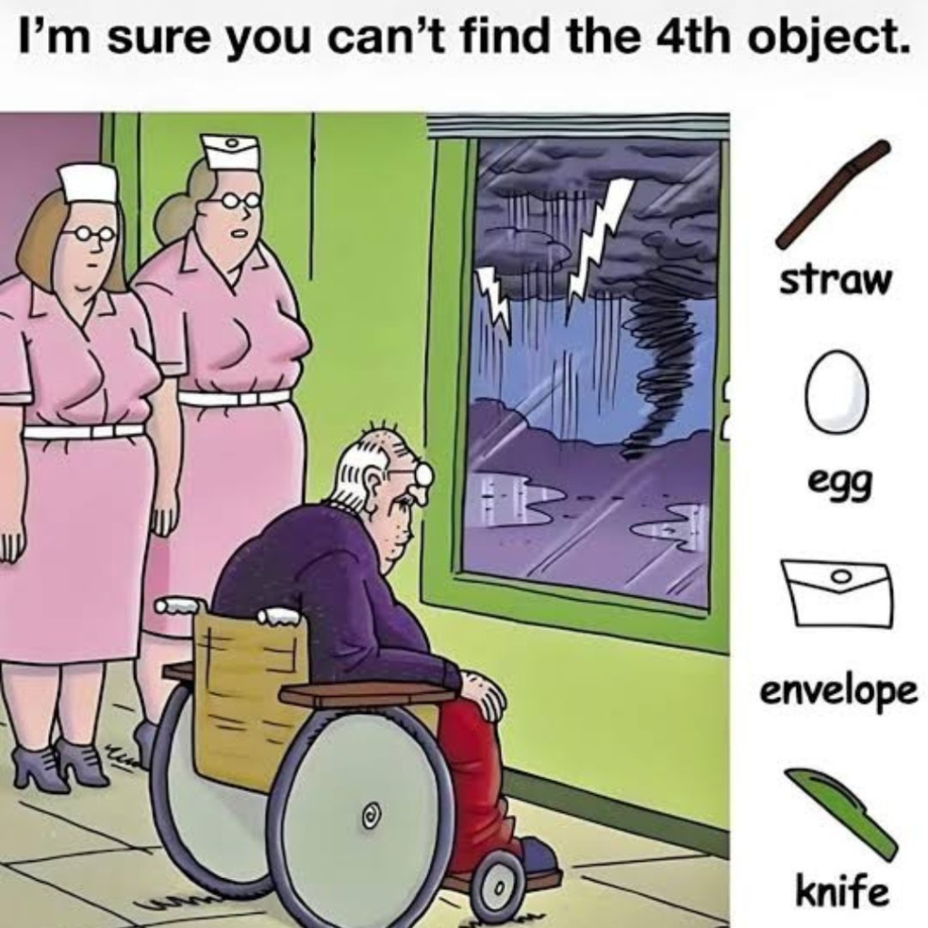 Can you find all of them? I’m sure you can’t find the 4th object