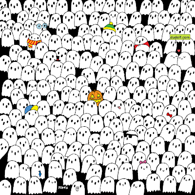 Can You find a PANDA among the ghosts?