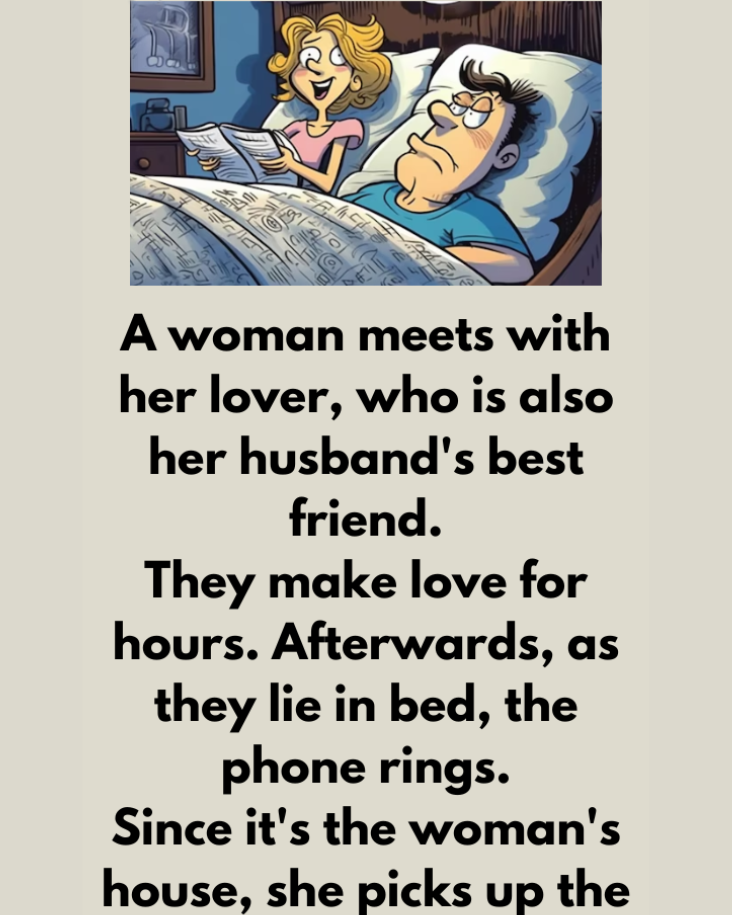 A woman meets with her lover