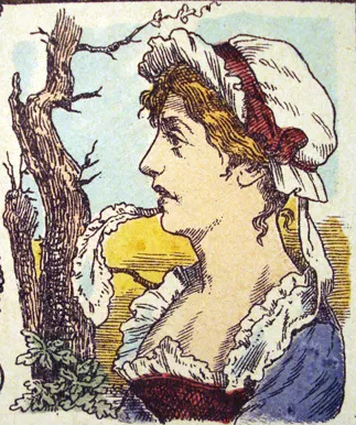 There is a man hiding nearby, help the girl find him