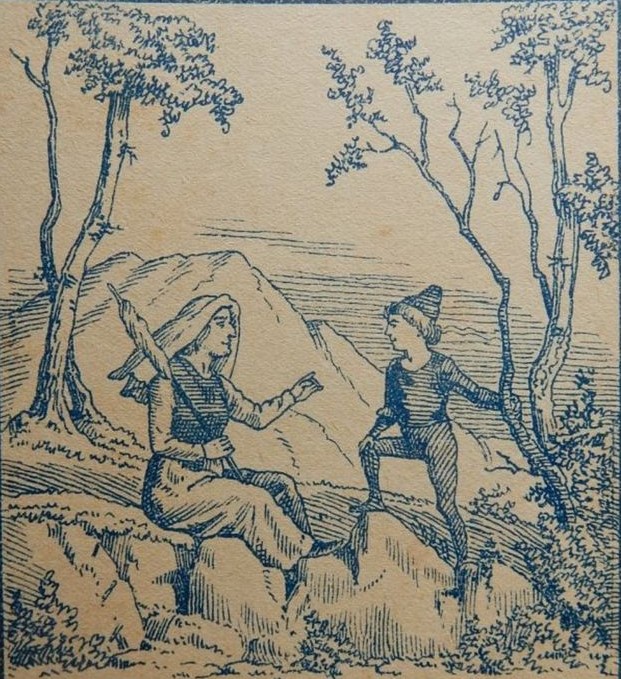 The man is protecting his daughter, where is he in the picture?