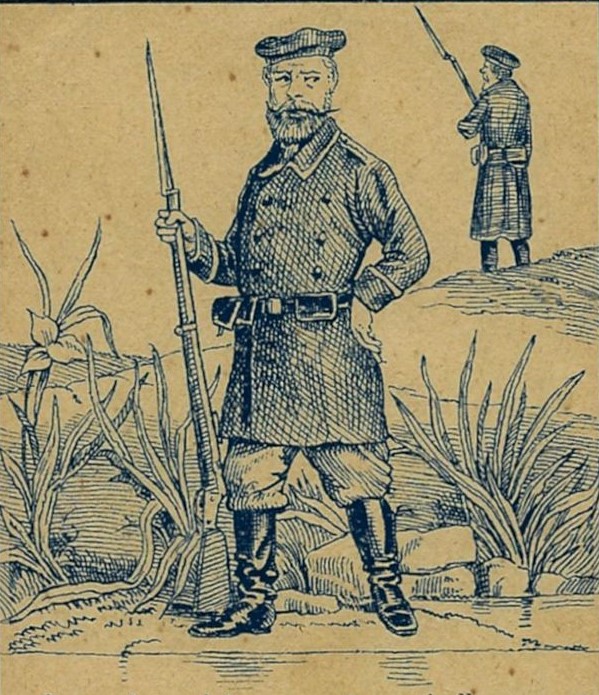 Three men are hidden in the picture, can you help the 2 guards find them?