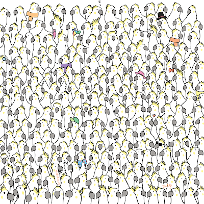 Can You find FOUR DOVES among the cockatoos?