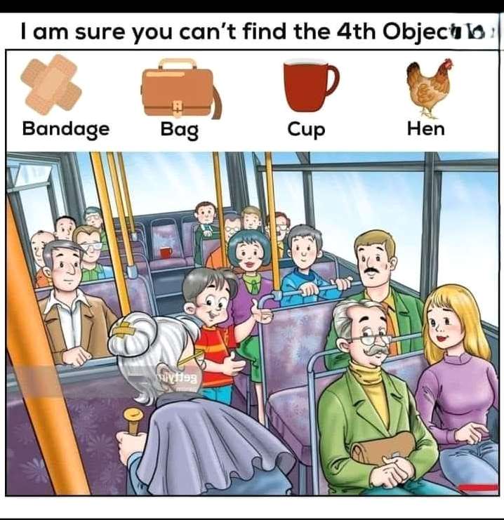 Only the Sharpest Eyes Can Spot All 4 Hidden Objects