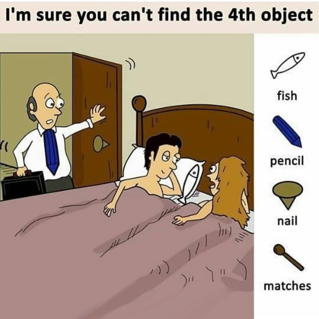 Can You Find All 4?Fish, Pencil, Nail & Matches—They’re All Right in Front of You… Sort Of!