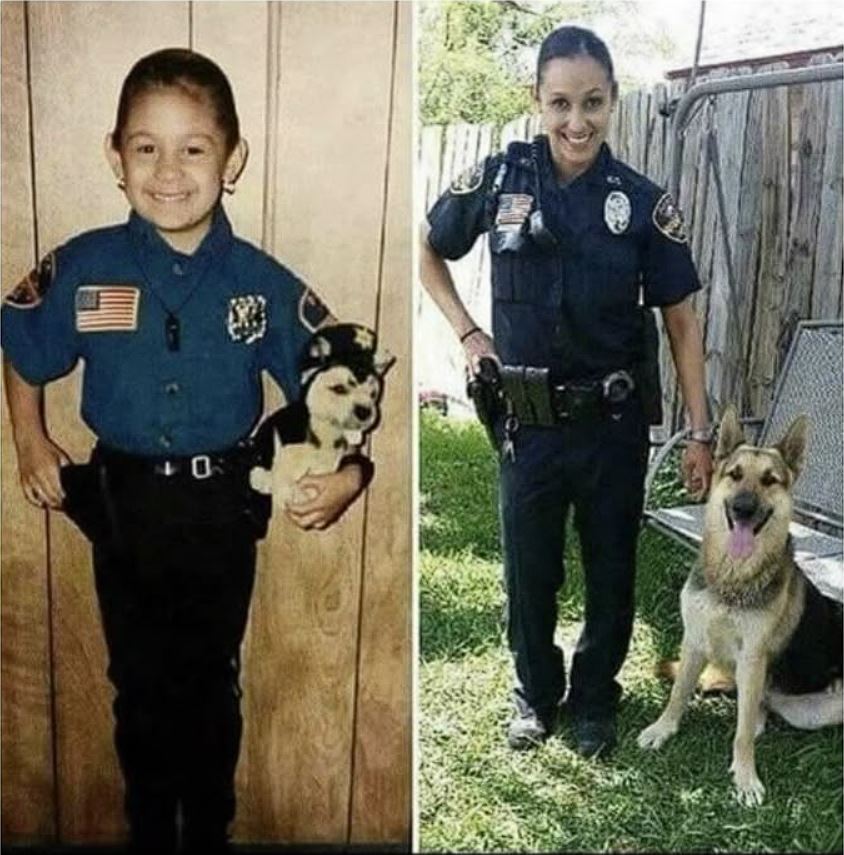 SHE WORE A TOY BADGE AT FIVE—NOW SHE’S LEADING THE FORCE