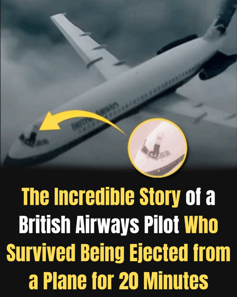 The Incredible Story of a British Airways Pilot Who Survived Being Ejected from a Plane for 20 Minutes
