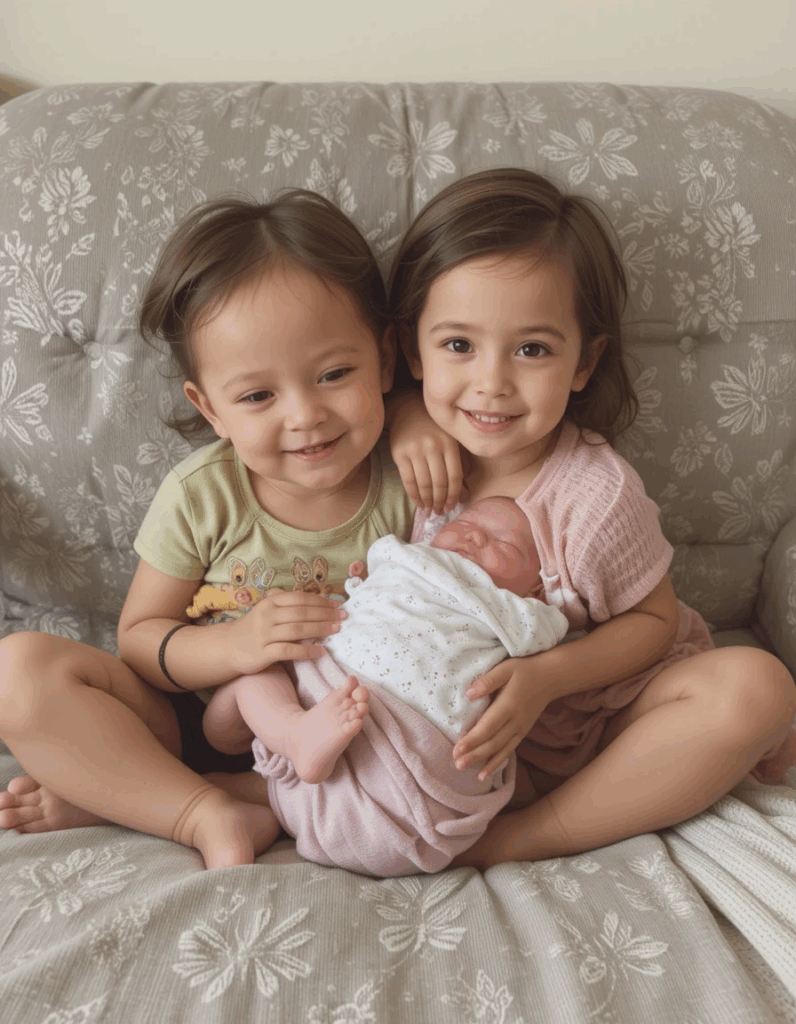 The Doctors Warned Us Not To Have Children Now We’re Holding Three Little Miracles