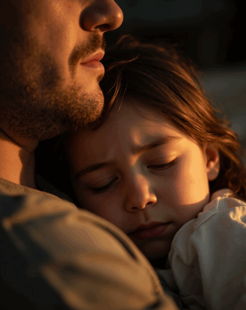 She Fell Asleep on My Shoulder—Right After Asking If Mommy Was Coming Back This Time