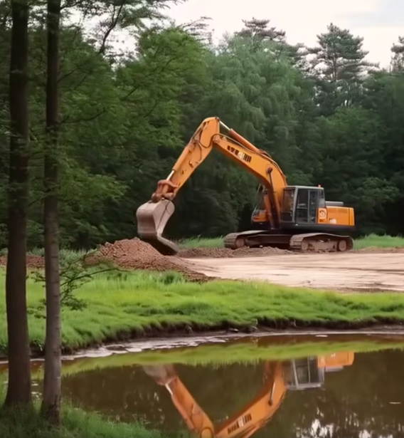 My kids came home to fine our neighbor burying our lake with dirt – Karma struck them before I could
