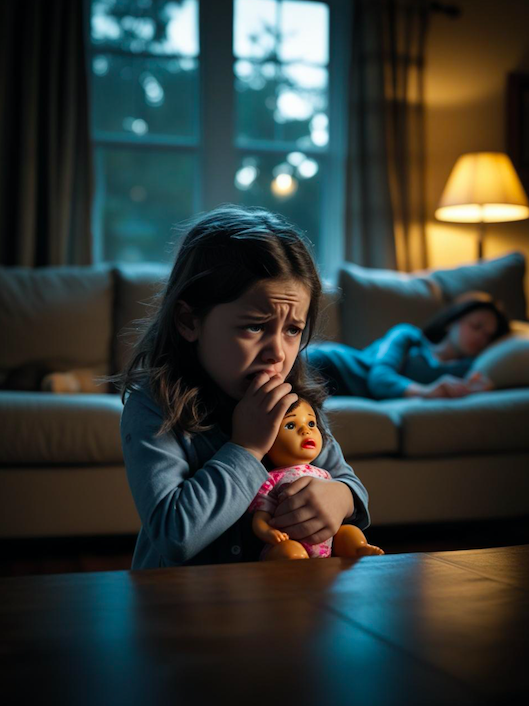 “Uncle, please help! Mommy won’t wake up—she’s been asleep for three days, and it smells really strange!” the neighbor’s little girl screamed.