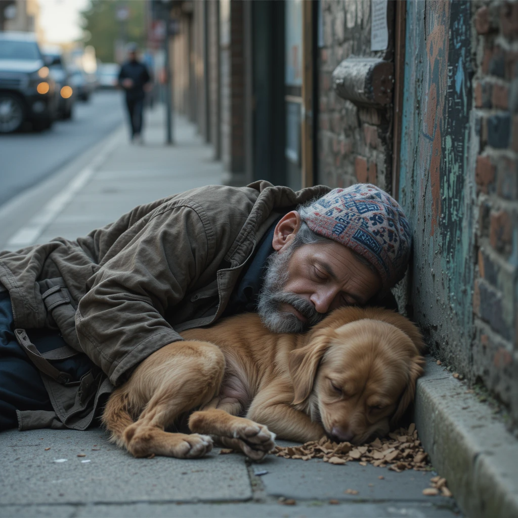 HE SAID, I WILL EAT WHEN HE EATS, AND THATS WHEN I STOPPED WALKING