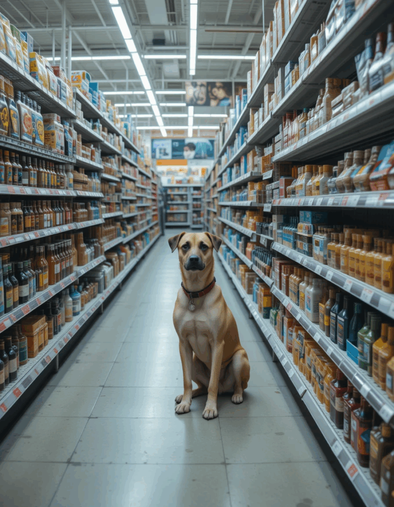 I Saw A Dog Alone In The Hardware Alise Her Tag Had Only One Word On It