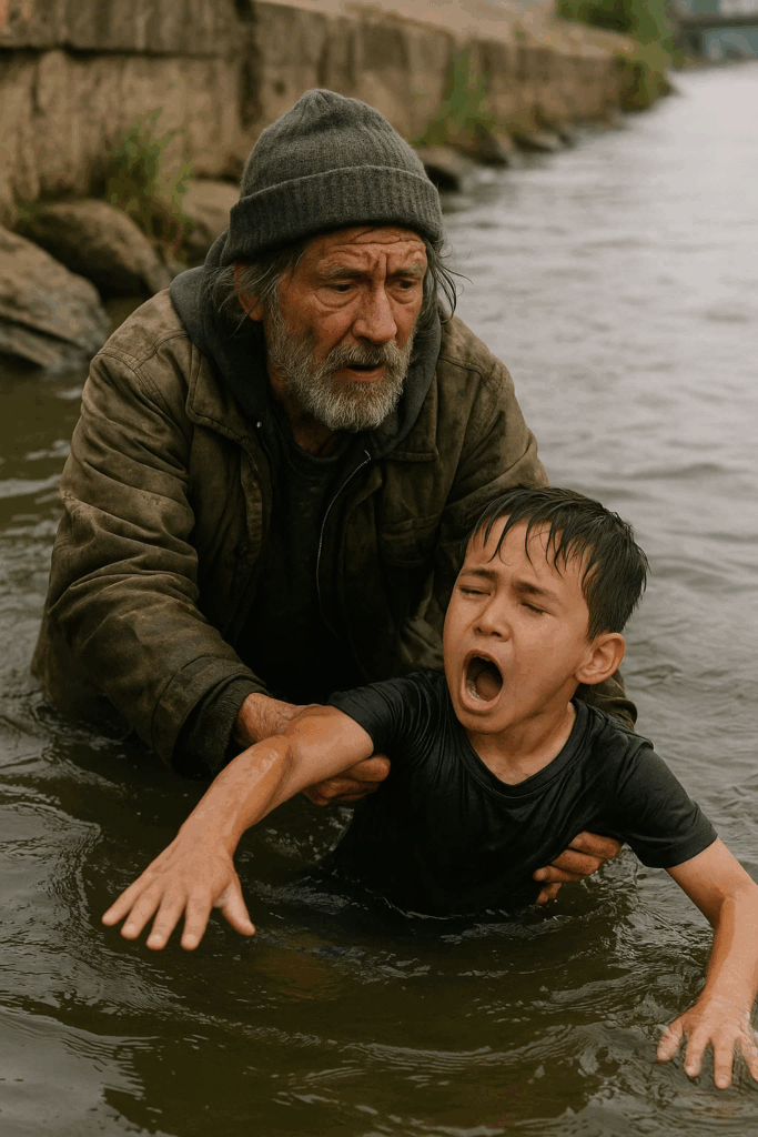 A Homeless Man Saved a Drowning Boy—But What the Boy’s Mom Did Next Was Sh0cking