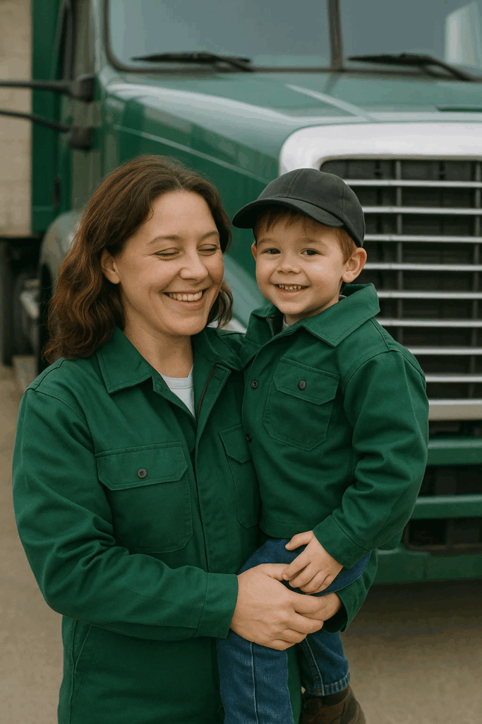 I Haul Freight With My Toddler—But What He Said Last Week Stopped Me in My Tracks