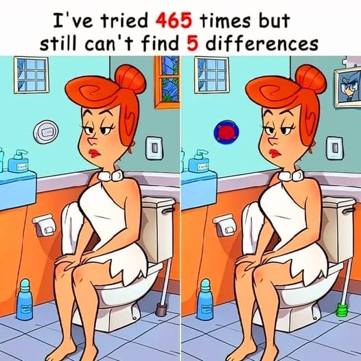 Only 10/10 eyes can find the 5 differences