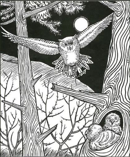 Find: spoon, bird, sailboat, kite, artist’s brush, fish.