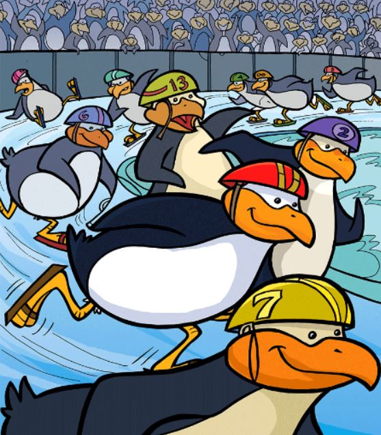 Hidden Picture: Skating. Can you find all hidden items