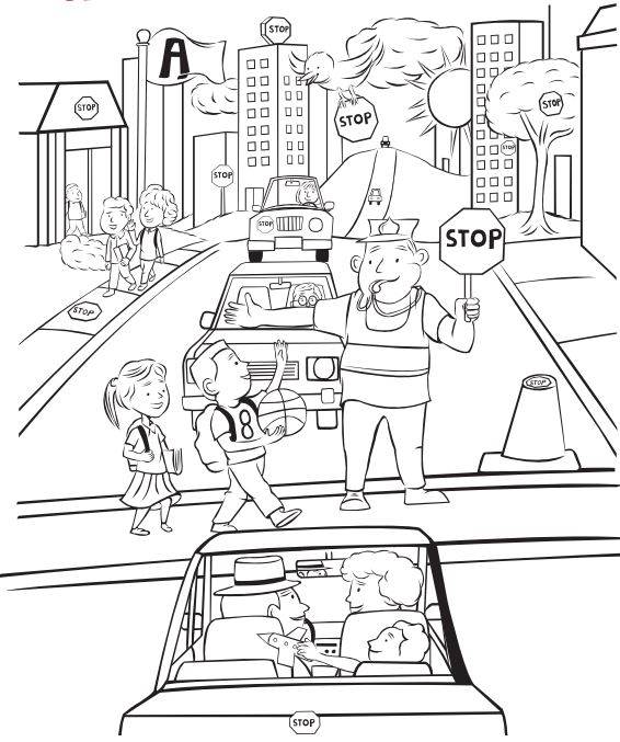 Find 11 Stop Signs in the Picture.