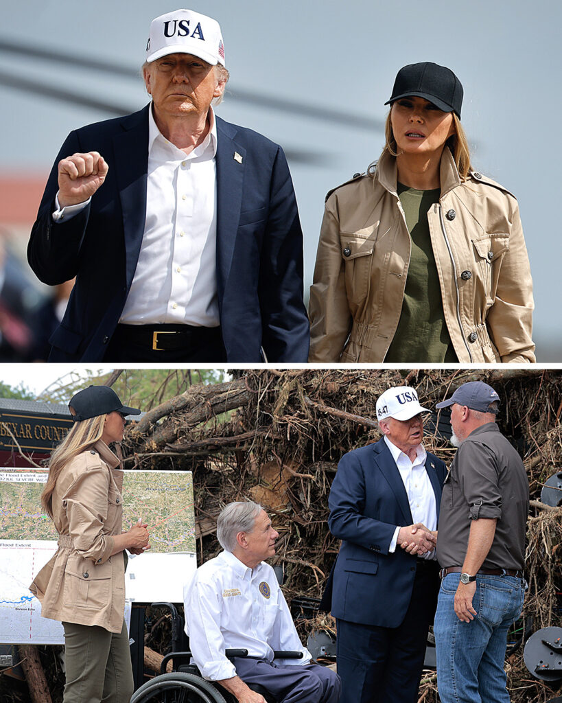 Melania Trump Visits Texas Flood Survivors in Thoughtful, Understated Look