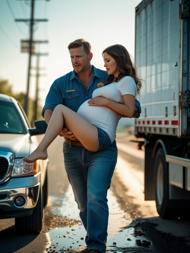 A Truck Driver Risked Everything to Save a Pregnant Woman — Then Discovered Her Secret at Home
