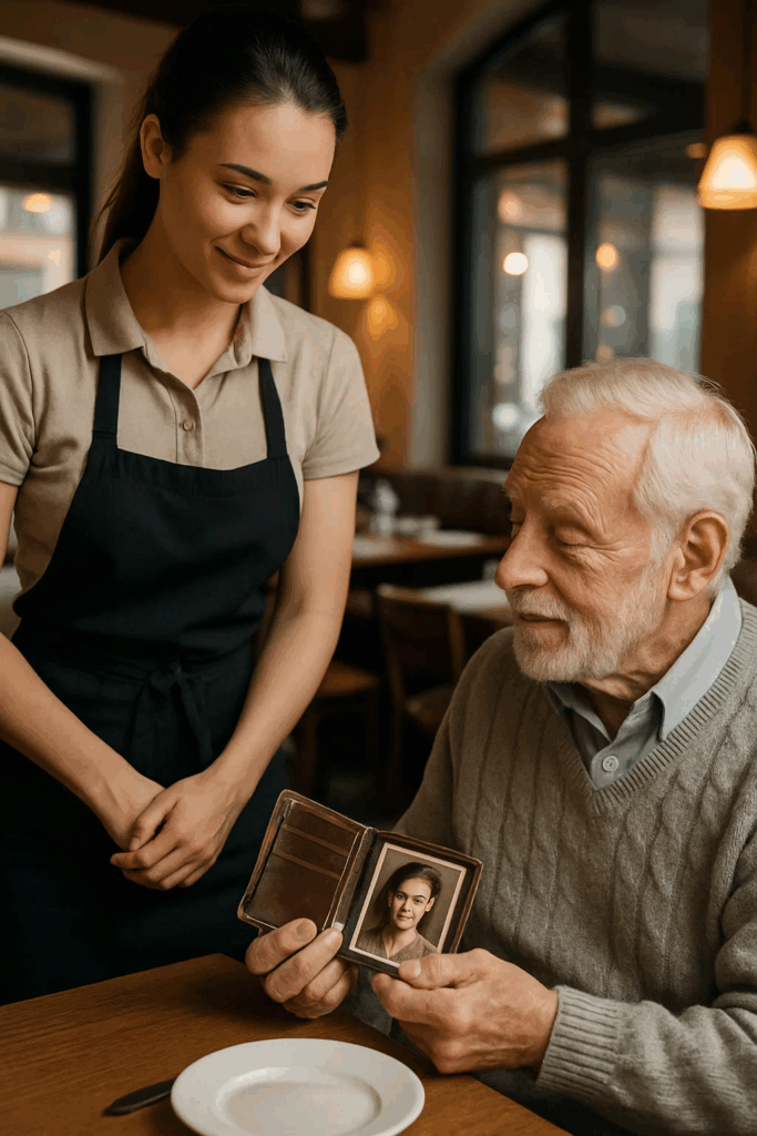 “Why Do You Have My Mom’s Picture?”: A Waitress Stumbles Upon a Billionaire’s Hidden Past, and Everything Changes