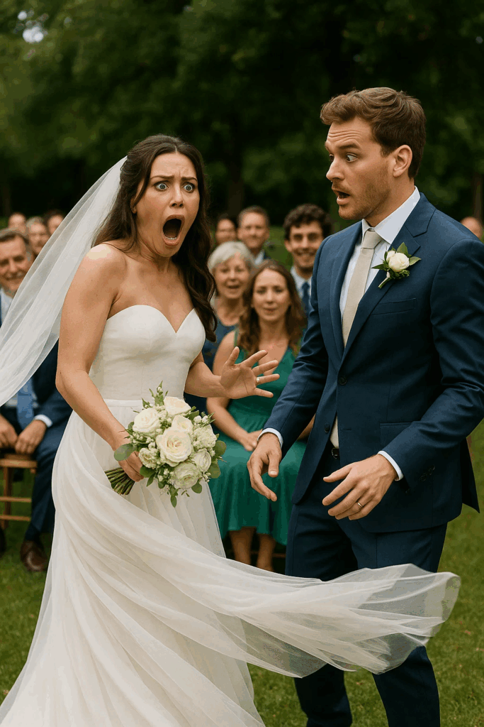 As the Bride Signed the Marriage Certificate, Something Moved Under Her Dress…