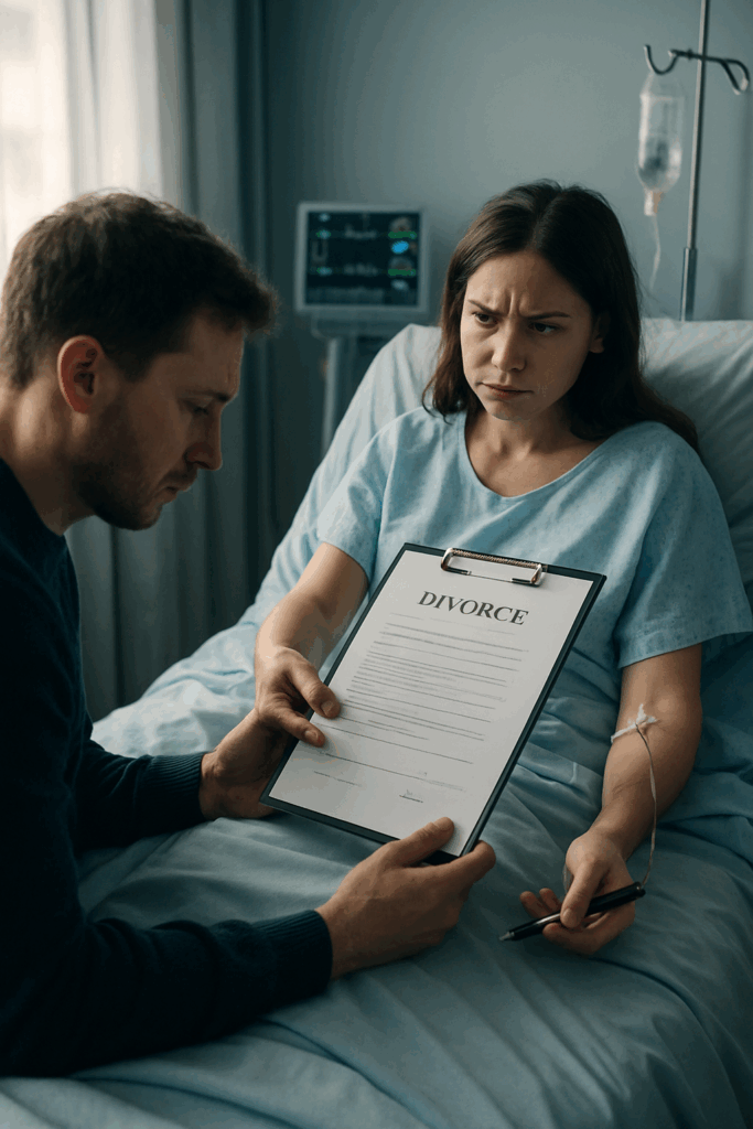He Made Her Sign Divorce Papers as She Lay Helpless in a Hospital Bed — But in the End, She Walked Away from Him