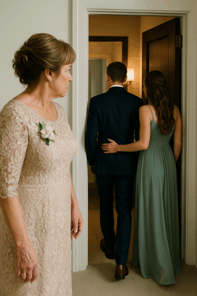 Bride’s Mom Catches Groom Slipping Into Bathroom with Bridesmaid at the Reception