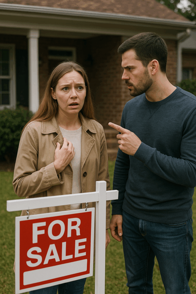 I Returned from Visiting My Parents to Find a ‘For Sale’ Sign on Our Lawn — My Husband’s Words Made My Blood Run Cold