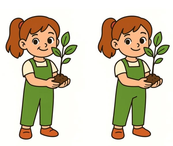 Only people with vision above 10/10 can find the 3 differences in the picture.