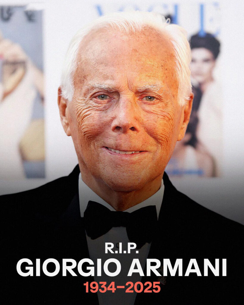 Giorgio Armani, the famed Italian fashion designer, has di:ed at age 91